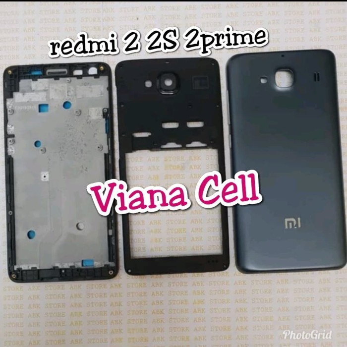 CASSING KESING HOUSING FULLSET XIAOMI REDMI 2 2S 2PRIME ORI