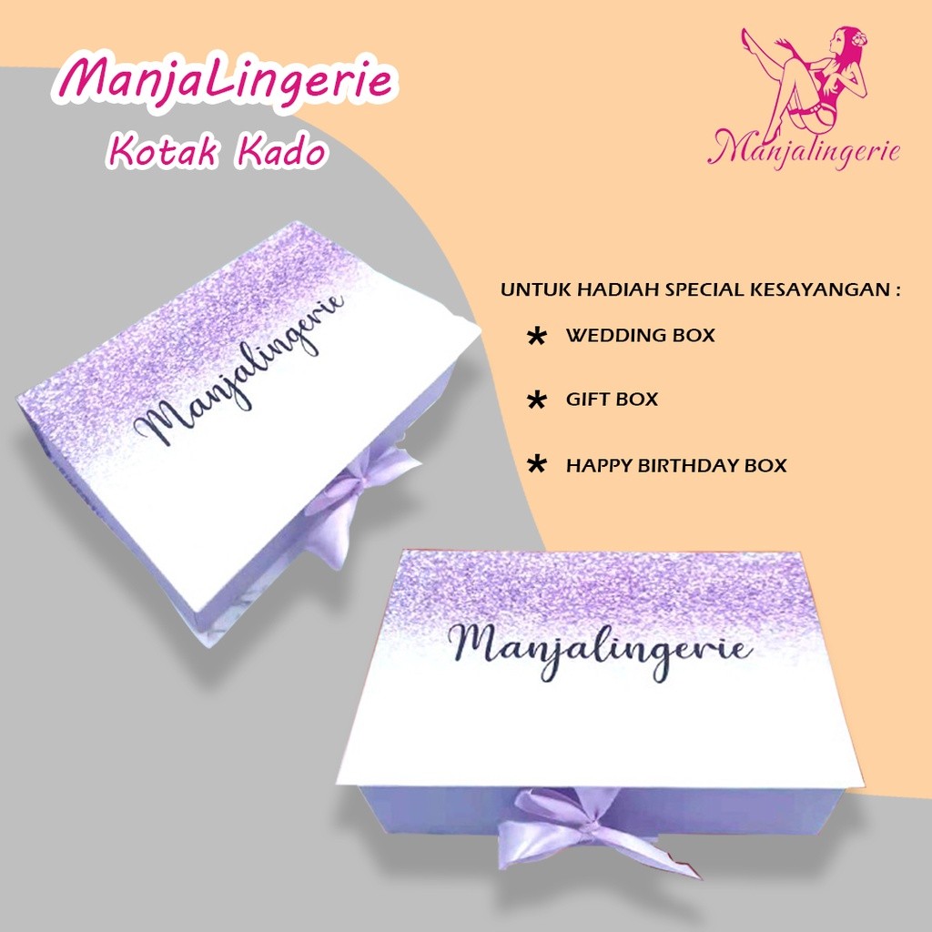 

MURAH MANJALINGERIE - KOTAK KADO/WEDDING BOX/ GIFT BOX/ SPESIAL KESAYANGAN PREMIUM