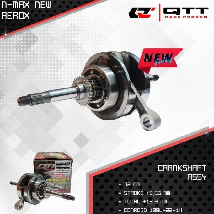 Crankshaft Kruk as QTT AEROX NMAX NEW Lexi QTT Race Proven Stroke UP