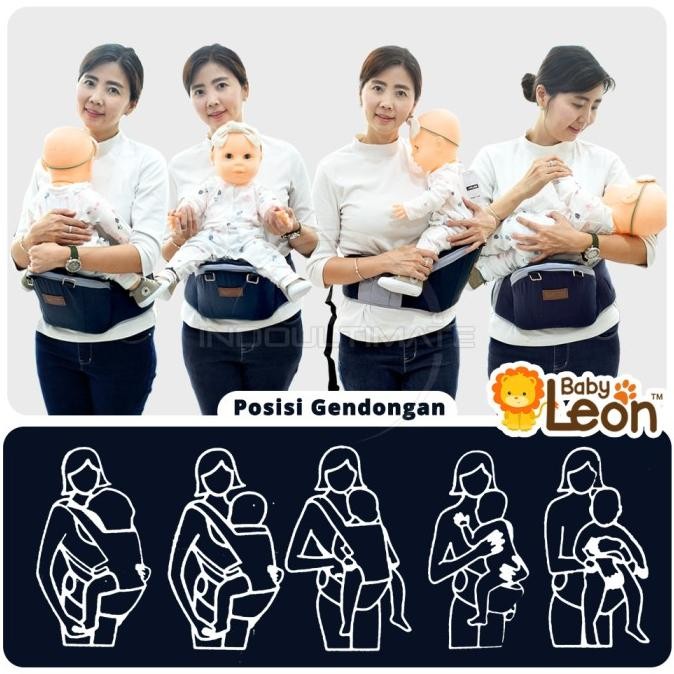 Gendongan bayi Hipseat BABY SMILE BY-476 Gendongan depan baby Carrier IRF