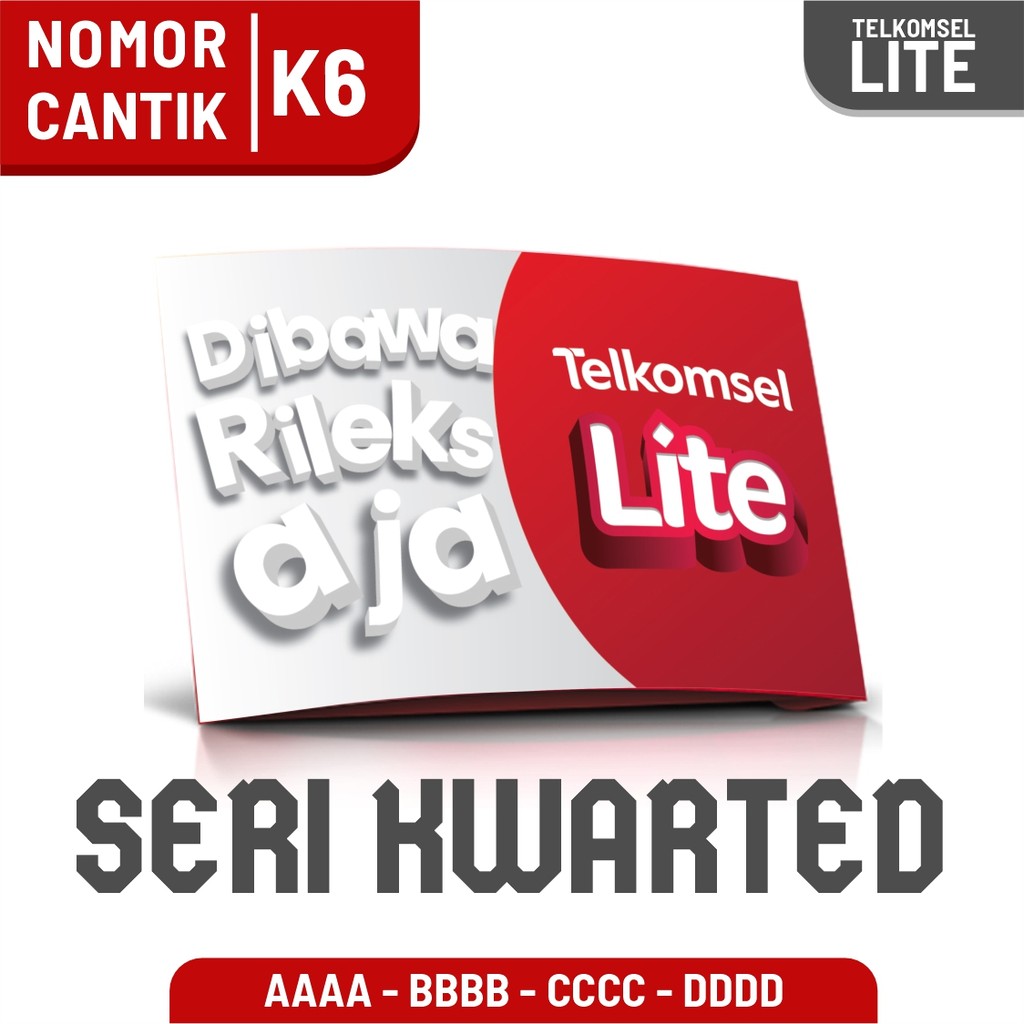 Nomer Cantik Telkomsel Simpati Seri KWARTED / Telkomsel Lite NOCAN K6 / Nomer Cantik Bisnis
