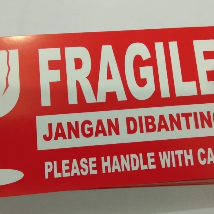 

STIKER FRAGILE STIKER PECAH BELAH