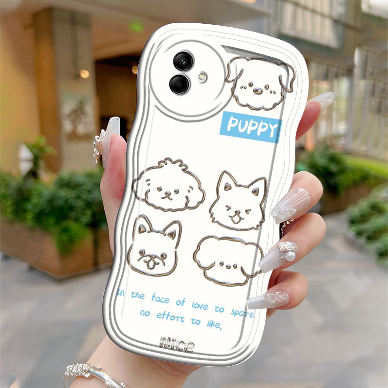 Casing Hp Untuk Samsung Galaxy A04 A04E A04s F04 M04 Case HP Kesing Casing anjing bergambar Softcase