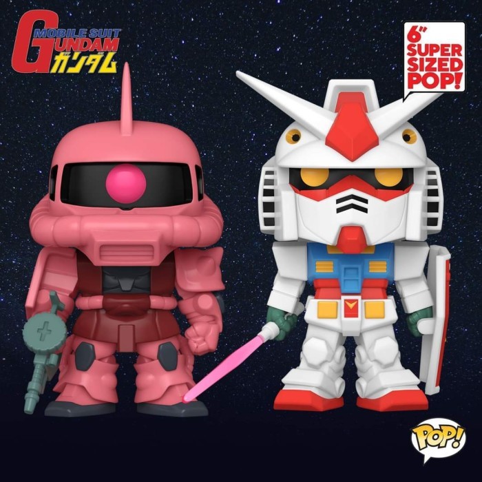 ORIGINAL Funko Pop Mobile Suit Gundam RX-78-2 MS-06S Char's Zaku II