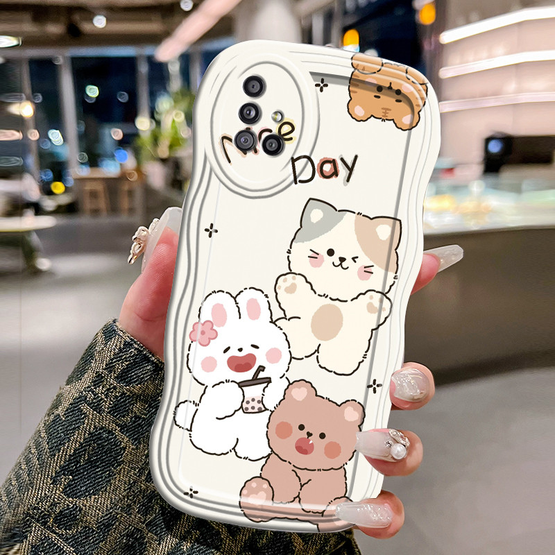 Casing Hp Untuk Samsung Galaxy A51 M40s Case Casing HP Kesing Headmaster Softcase gelombang transpar