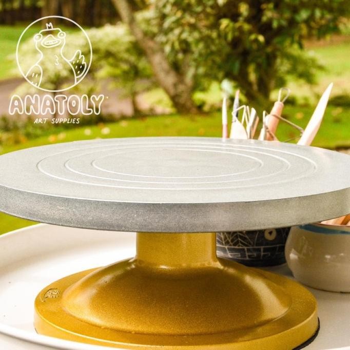 

Murah | Promo Pottery Turn Table / Banding Wheel / Meja Putar Diameter 30 Cm - Ready