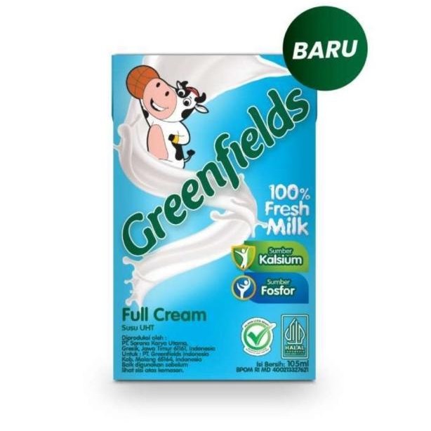 

Susu Uht Greenfields Semua Rasa 1 Karton Dus Isi 40 Pcs 125 Ml