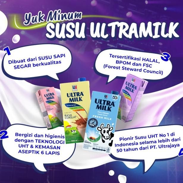 

Ultra Lk Susu Uht Full Cream 250 Ml