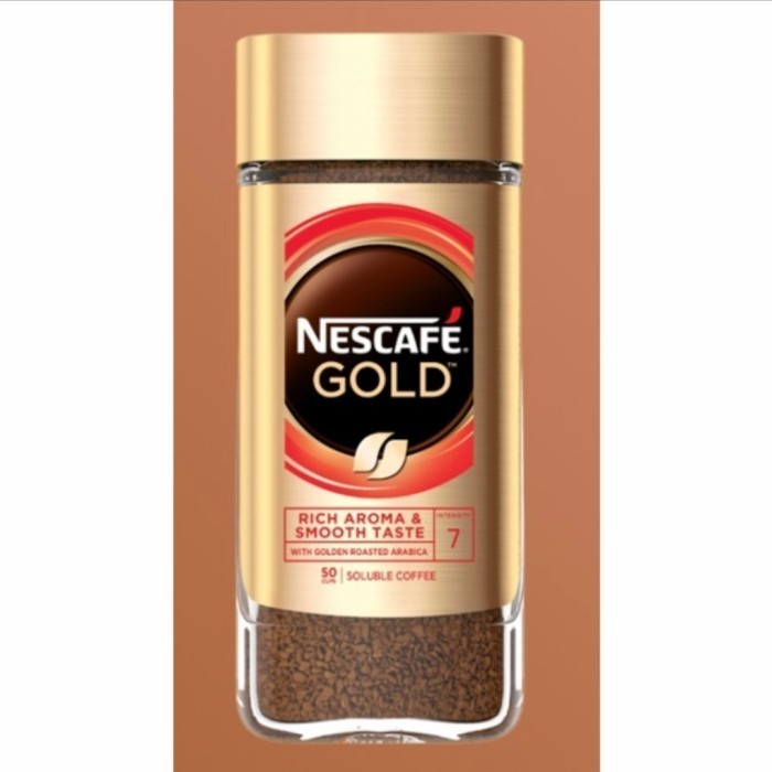 

Nescafe Gold Decaf Rich & Smooth 100Gr Nestle Jar 50 Cup Kopi Korea