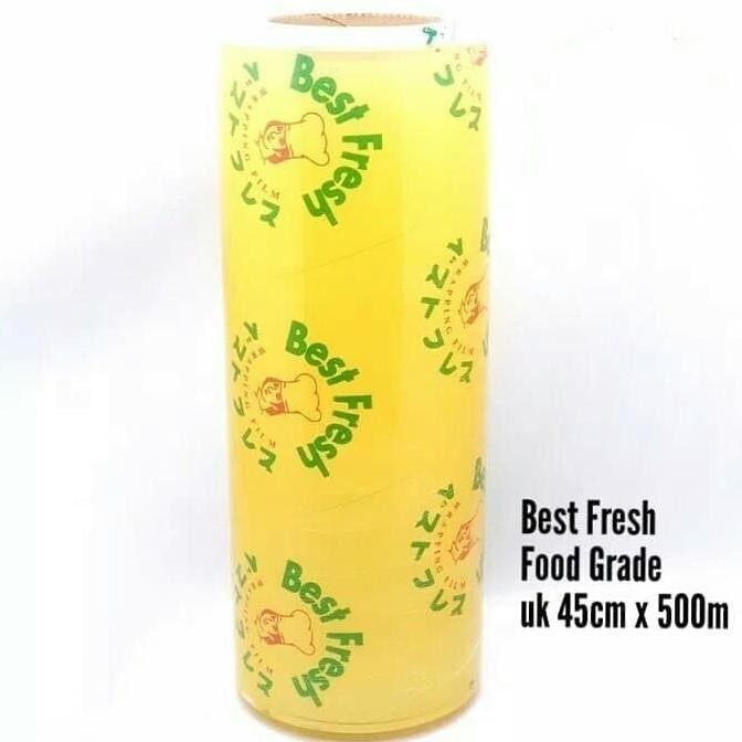 

TERMURAH - PLASTIK WRAPPING FILM MAKANAN UKURAN 45CM X 500M - MEREK BEST FRESH