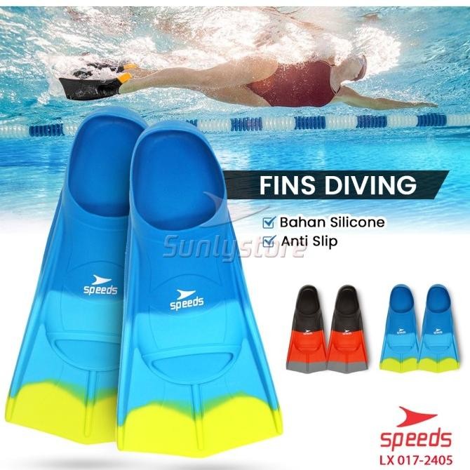 SPEEDS Kaki Katak Sepatu Renang Katak Snorkeling Diving Fins 017-2405