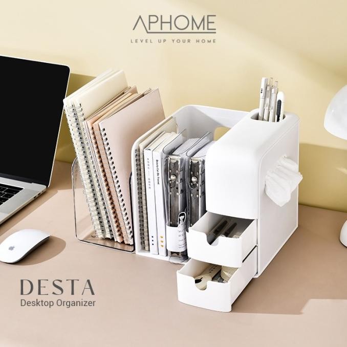

APHOME Kotak File Tray Folder Box Desk Organizer Rak Buku Meja DESTA