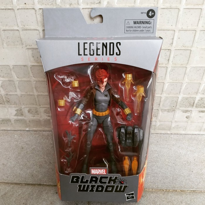 HASBRO MARVEL LEGENDS BLACK WIDOW GREY GRAY