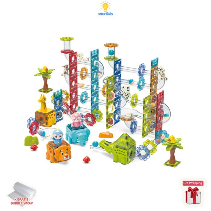 

Baru - Mainan Magnetic Block Slide Track Ball 3D Puzzle Edukasi Stem Anak