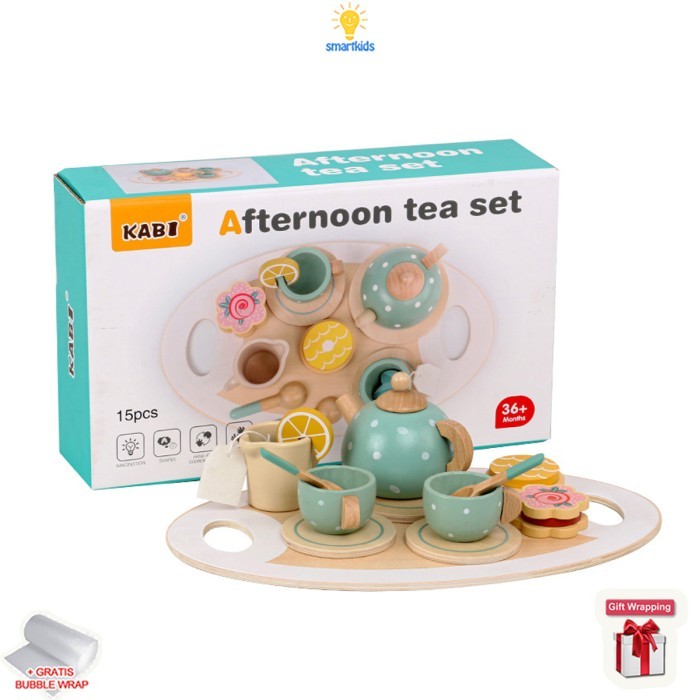 

Baru - Mainan Masak Anak Kayu Set Wooden Cook Kitchen Dapur Edukasi Pretend