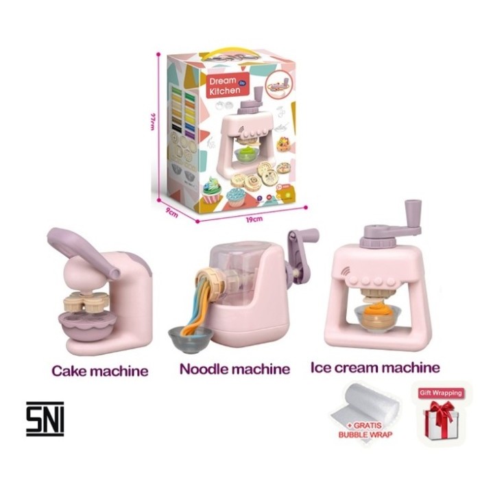 

Baru - Mainan Kitchen Set Alat Masak Clay Polymer Diy Edukasi Anak Kreatif