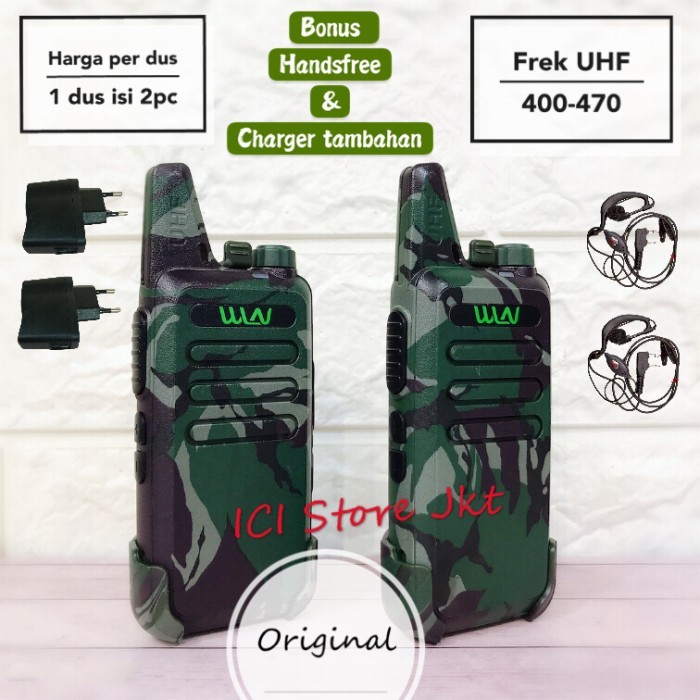 Radio Ht Wlan Loreng Hijau Army / Ht Wln Loreng Hijau Army Isi 2 Pc