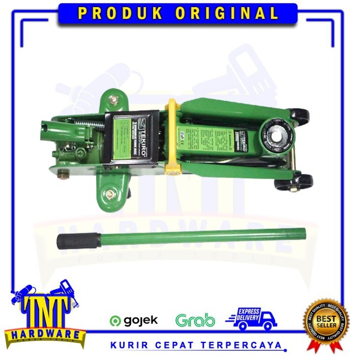 Tekiro Dongkrak Buaya 2 Ton Hijau Spec 2 / Dongkrak Kendaraan Roda 4 Terlaris