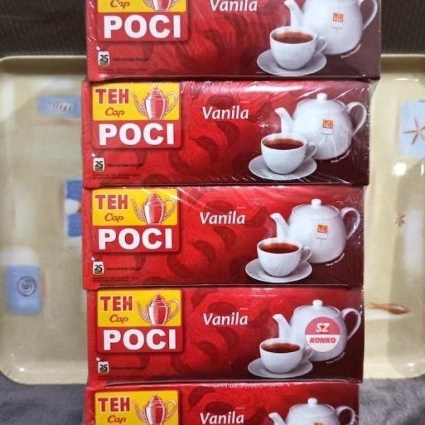 

1 Karton Teh Poci Vanila - 50X Kotak Isi 25 Sachet Tea Bag Celup