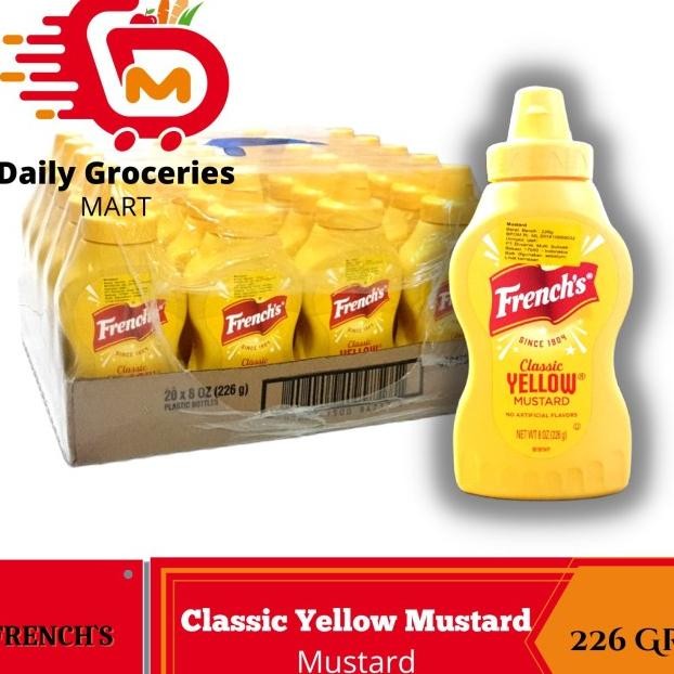 

Mustard French`S Classic Yellow Mustard Squeeze - Dressing Sauce 226Gr