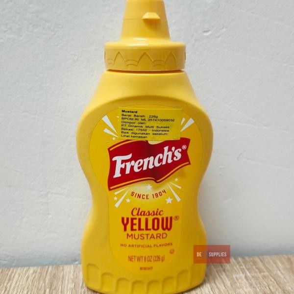 

French'S Classic Yellow Mustard Squeeze 226Gr - Frenchs Saus French Us