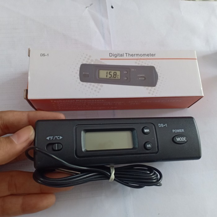 ,,,,,,,] Thermometer termometer temperature Digital alat cek suhu AC mobil