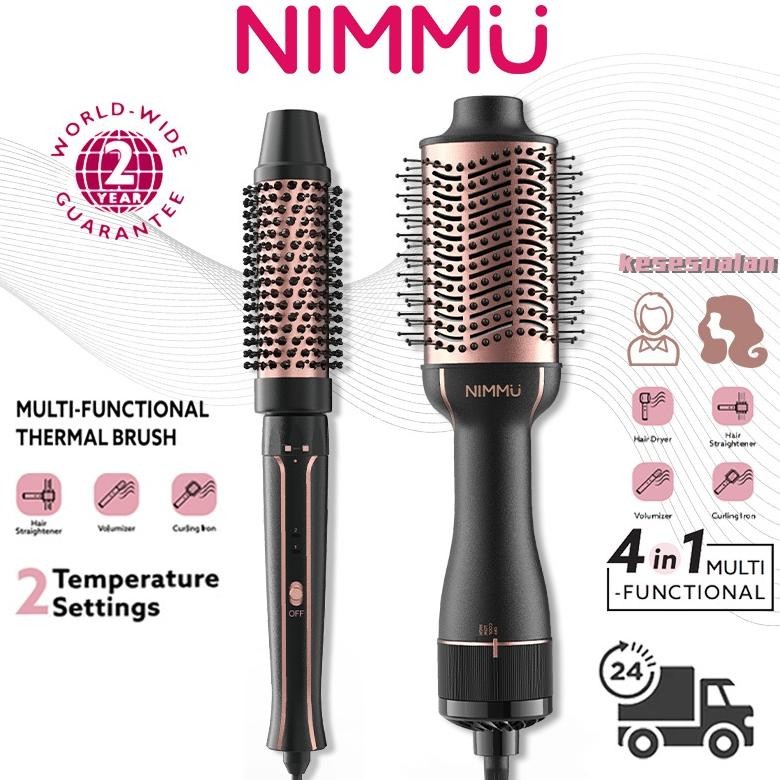 Nimmu Sisir Blow Rambut Elektrik / Blow Dryer Traveling / Thermal Brush / Hair Dryer Sisir / Sisir C