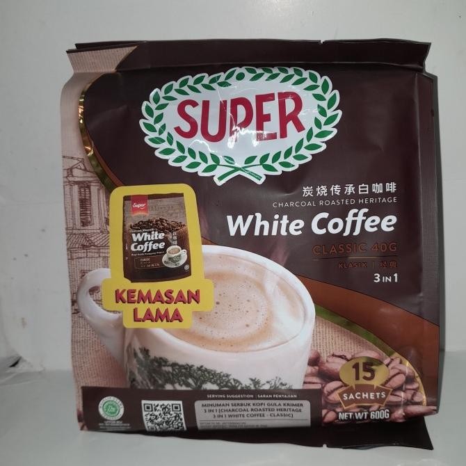 

Super Charcoal Roasted White Coffee Clasic