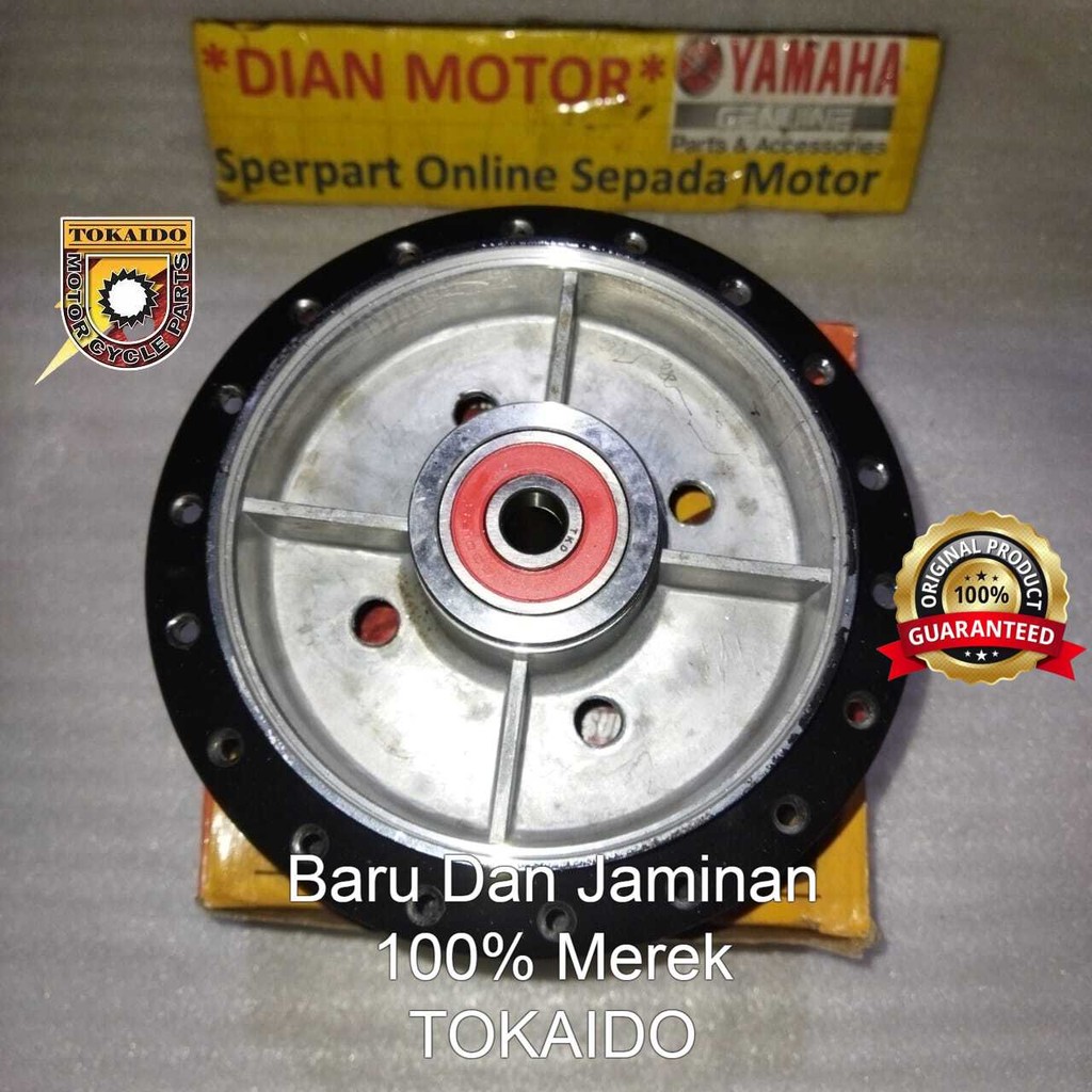 TKD L180 TROMOL BELAKANG F1 FIZR PLUS LAKER HITAM TOKAIDO