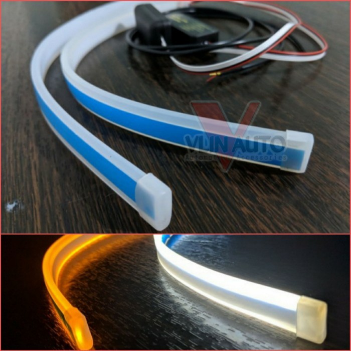Stok Terbatas Lampu Alis Headlamp Mobil Honda Crv Gen-2 Led Drl Sen Running Keren