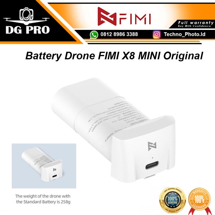 adastok Intelligent Flight Battery Drone FIMI X8 MINI Original - Baterai
