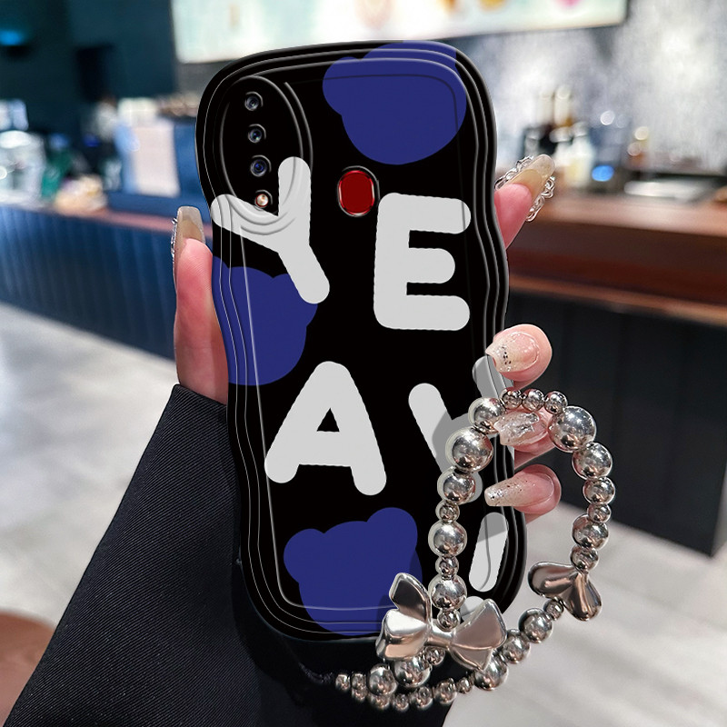 Casing Hp Untuk Samsung Galaxy A20s Case Casing Silikon Softcase Anti Drop rantai Kasing HP Kesing p