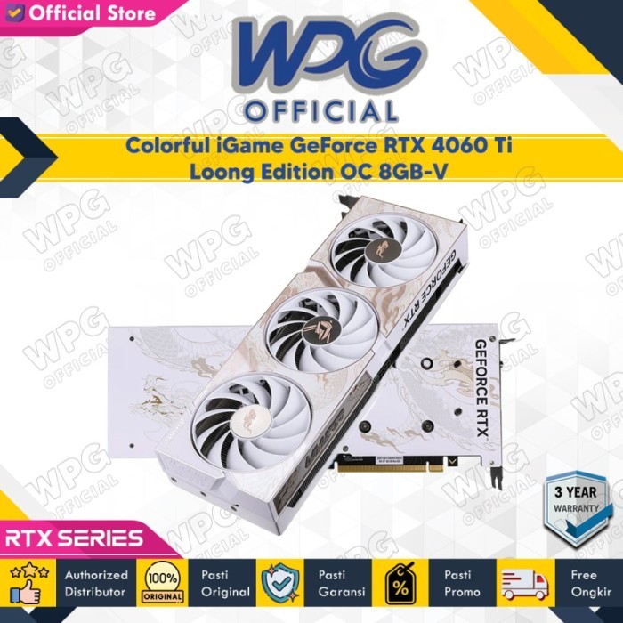 Colorful iGame RTX 4060 Ti Loong OC 8GB-V ~ Vga RTX 4060Ti 8GB