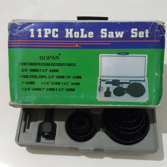 ready2 PROPAN hole saw set 11pcs /mata bor bulat hydroponik