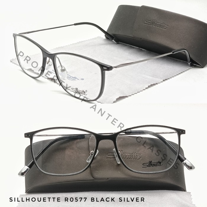 Frame Kacamata Pria Wanita Sillhouette R0577 Grade Original