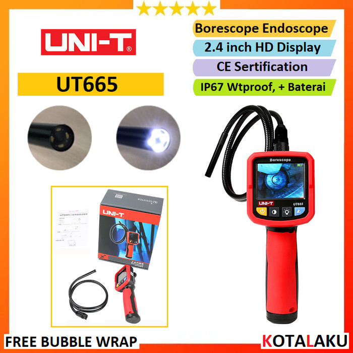 

newgan!! Borescope Endoscope Camera Inspection Uni T UT665 Kamera Endoskopi