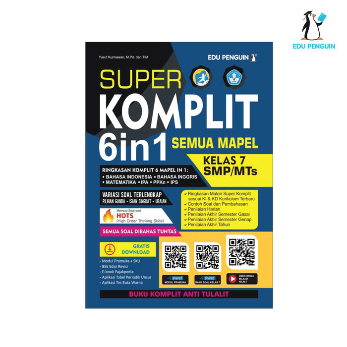 

BUKU SUPER KOMPLIT 6in1 SEMUA MAPEL SMP/MTs KELAS 7