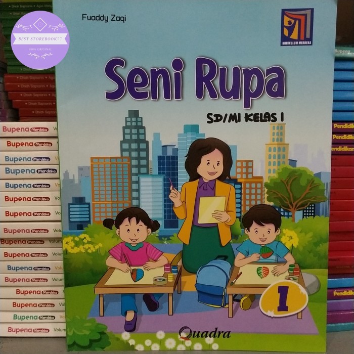 

seni rupa kelas 1 SD penerbit Quadra kurikulum merdeka
