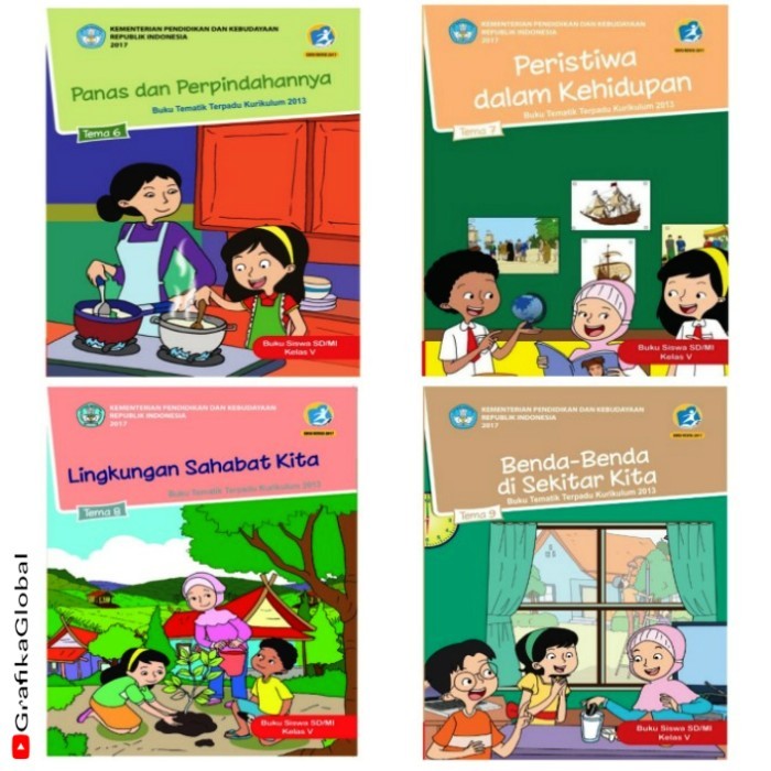 

Buku Tematik SD Paket Kelas 5 Semester 1 Tema 12345 Semester 2 6789