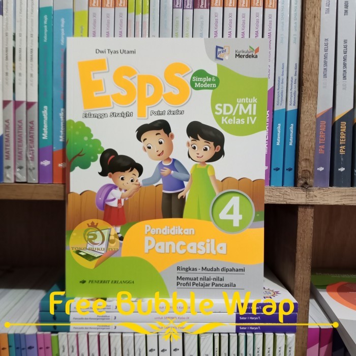 

Buku ESPS Pendidikan Pancasila Kelas 4 SD Kurikulum Merdeka Erlangga