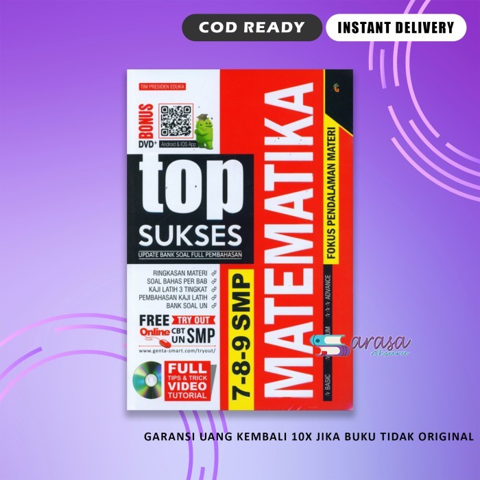 

TOP SUKSES UPDATE BANK SOAL FULL PEMBAHASAN MATEMATIKA SMP 789