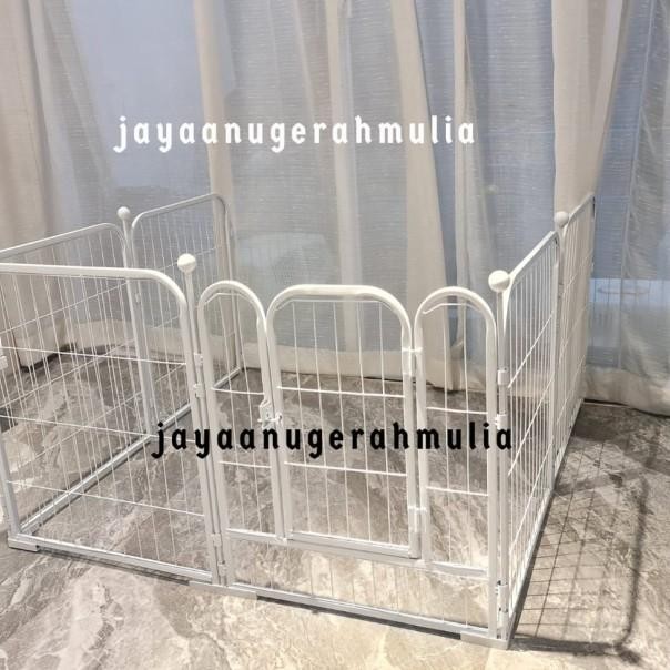 Kandang Pagar Pager Anjing Hewan Besi Pagar Anjing Diy Smart Fence Cage Dog Cage Kandang Hewan Besi 