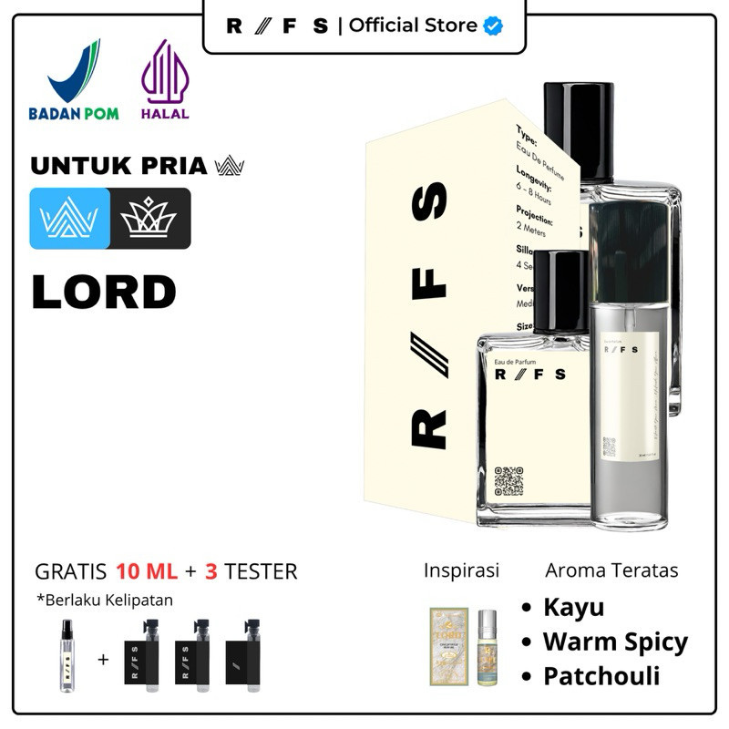 RIFS - Lord Al Rehab EDP Extrait de Parfum Dupe