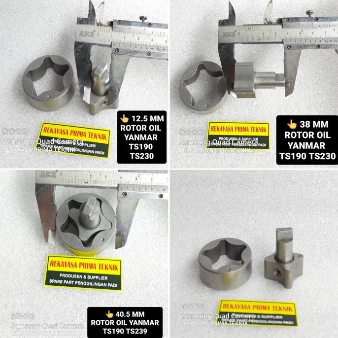 Produk Terbaik] TS190 TS230 ROTOR POMPA OLI OIL YANMAR TS 190 230 19 23 HP PK