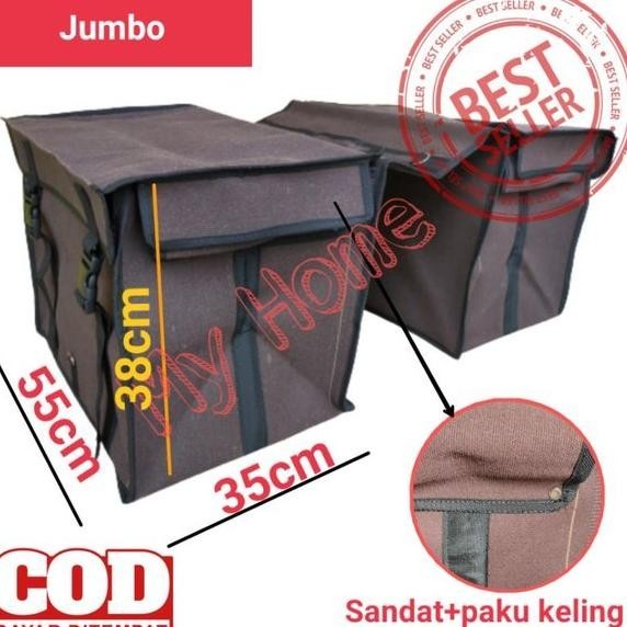 BISA GOSEND TAS POS TERPAL Tas Obrok Motor Kurir Kanvas Kuat