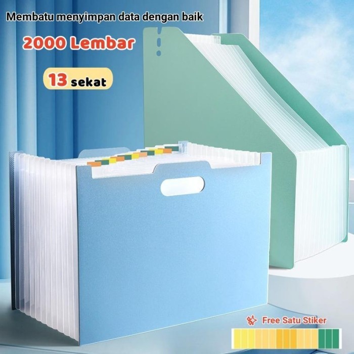 

BISA E-FAKTUR! READY STANDING FILE A4 FREE STIKER TAS DOKUMEN FILE KEEPER 13 SEKAT ATK FILE FOLDER