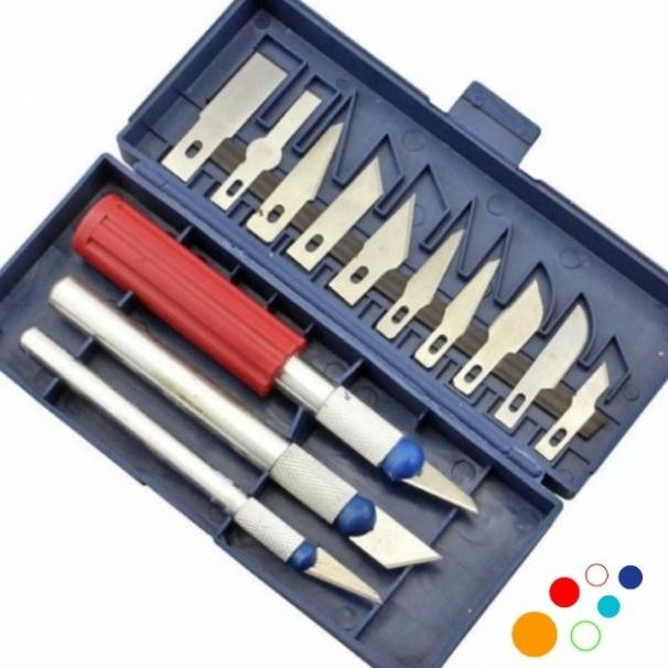 

Pisau Ukir Seni 13In 1 Crafting Art Knife Set Pisau Ukir Kerajinan