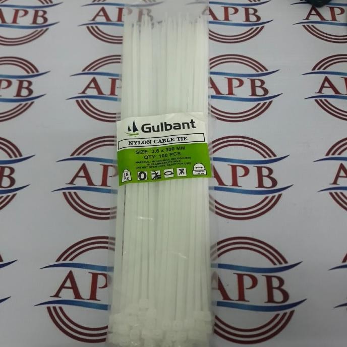

>*>*>*>*] Gulbant - kabel ties 3,6 x 300mm / 100 pcs Putih