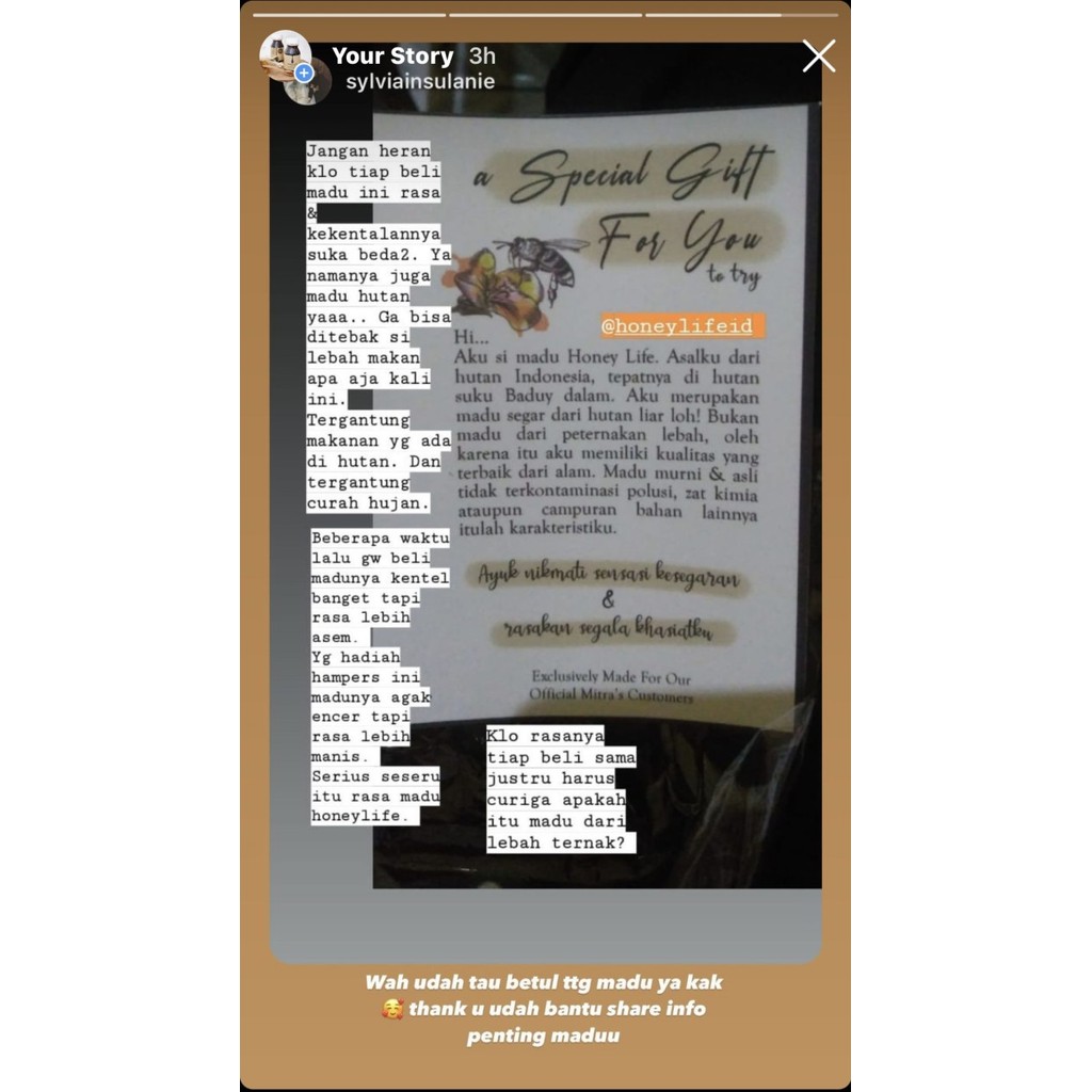 

Madu Asli Hutan Honey Life Suku Baduy Madu Murni Forest Honey 500Ml Promo