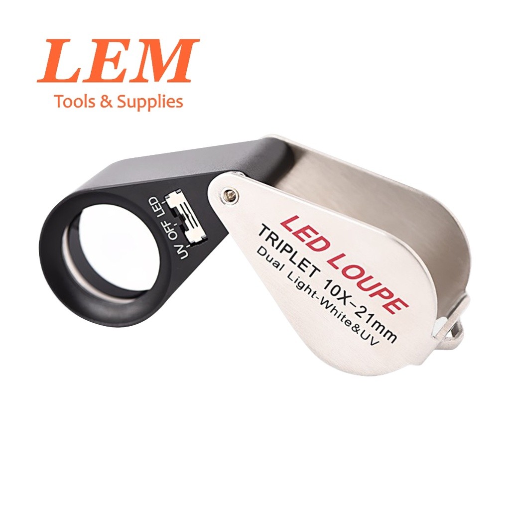 

Kaca Pembesar Perhiasan LED 10X Lemtools Dengan Lampu Ganda Dengan & Kaca Pembesar Permata Berlian UV Jam Tangan Alat Identifikasi Antik Instrumen |XSrttYFu|